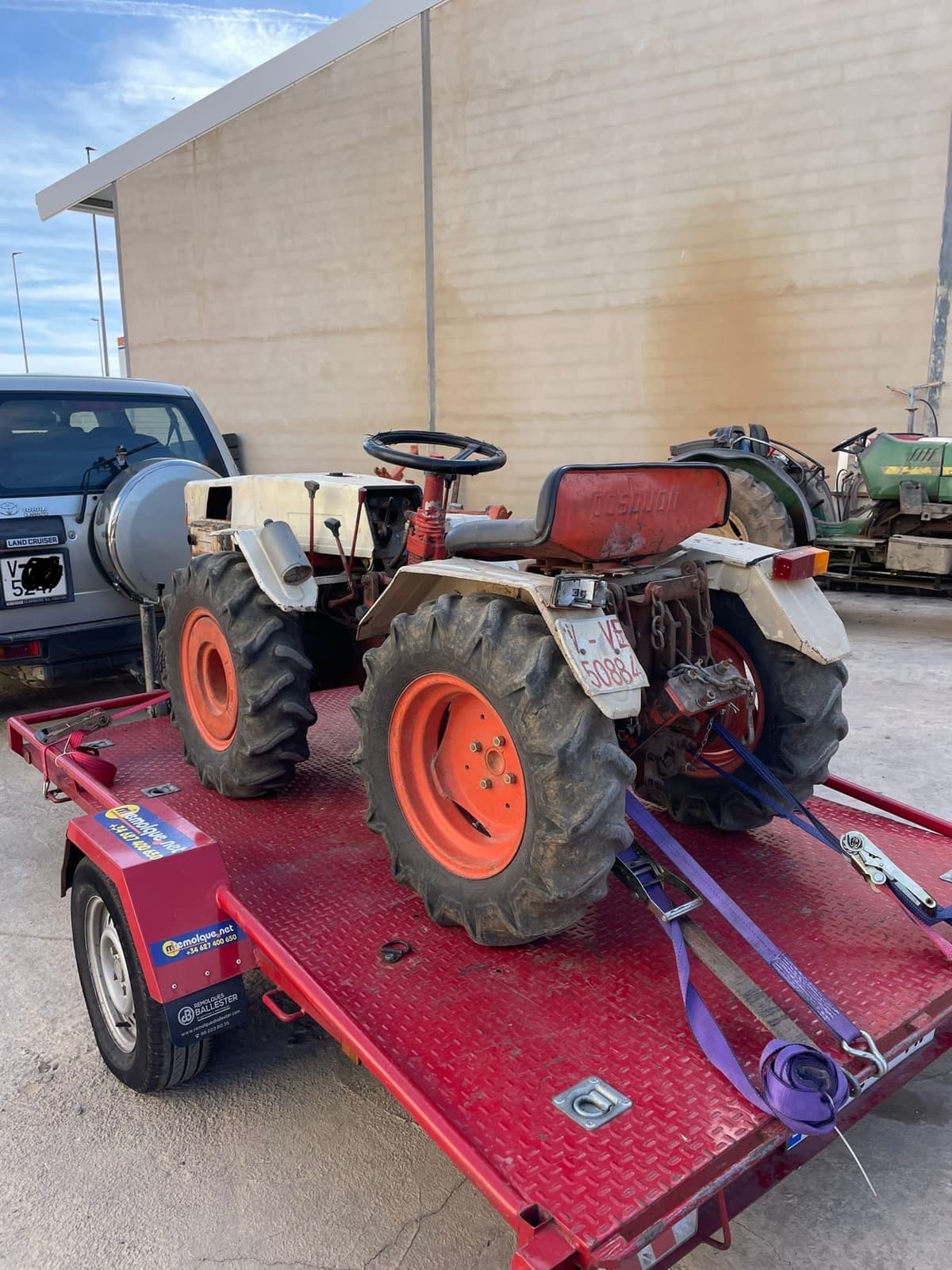 Alquiler de remolques agrícolas para coche o todo Terreno  website